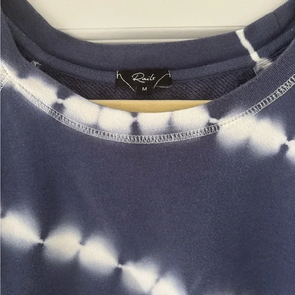 Rails Theo Sweatshirt in Sapphire Tie Dye - Picture 5 of 6